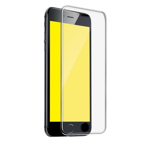 Apple iPhone XR/11 gumi keretes teljes ragasztós üvegfólia, átlátszó