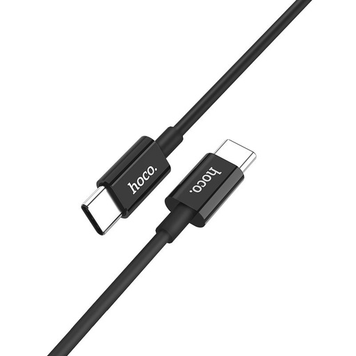Hoco X23 type-C kábel (PD gyorstöltő), 1A, TPE, 1m, fekete