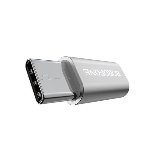 Borofone BV4 átalakító (type-C, MicroUSB), ezüst