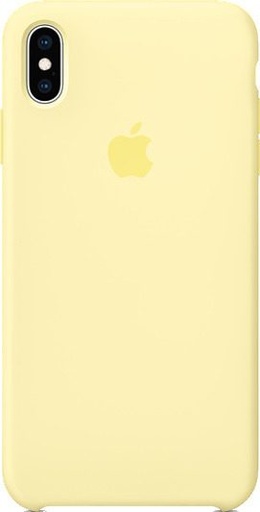 Apple iPhone X/XS silicone gyári hátlap tok, lágy sárga - MUJV2ZM/A