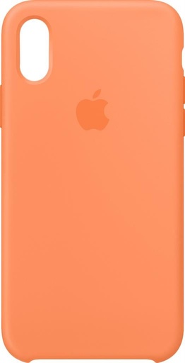 Apple iPhone X/XS silicone gyári hátlap tok, papaya - MVF22ZM/A