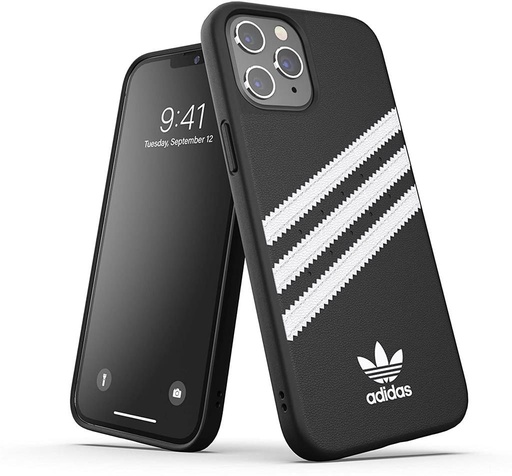 Apple iPhone 12 Pro Max Adidas Moulded prémium hátlap tok, (Fekete)