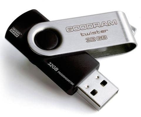 Goodram 32GB USB 2.0 pendrive, Fekete