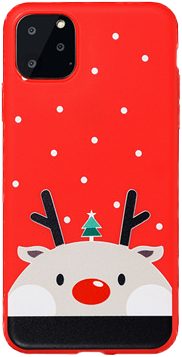 Xiaomi Redmi Note 9 Pro / Redmi Note 9S / Redmi Note 9 Pro Max Chirstmas Moose, Santa Claus szilikon hátlap tok (1. Minta)