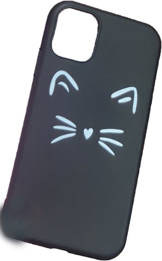 Samsung Galaxy A70 fashion cute TPU hátlap tok (Fekete)