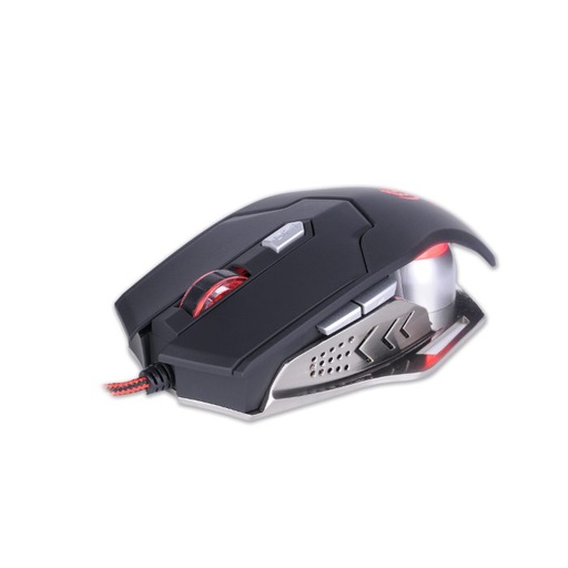 Rebeltec FALCON gaming egér, optikai, 2400 dpi, 1,8M kábelhossz, 6 gombos