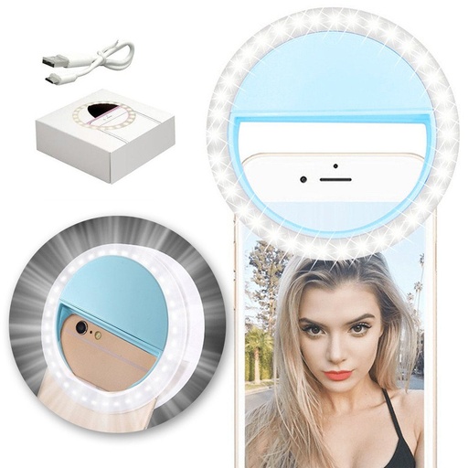 selfie LED fény, kék