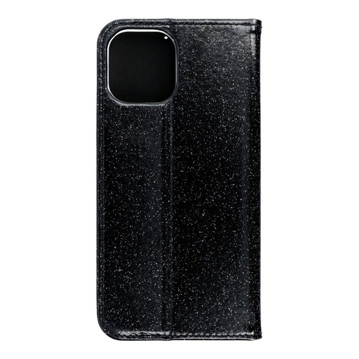 Apple iPhone 12 Pro Max Forcell Shining notesz tok, (Fekete)