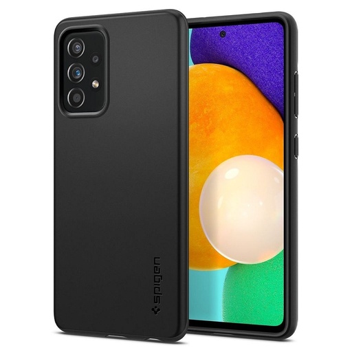 Samsung Galaxy A52 / A52 5G / A52s 5G Spigen thin fit prémium hátlap tok (Fekete)