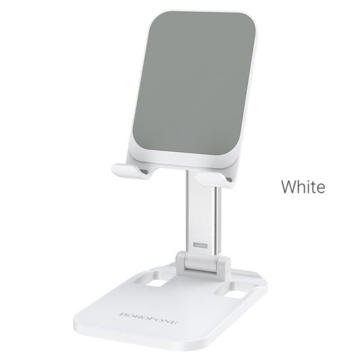 Borofone BH27 asztali telefon- és tablettartó állvány, 4.7"-7", fehér