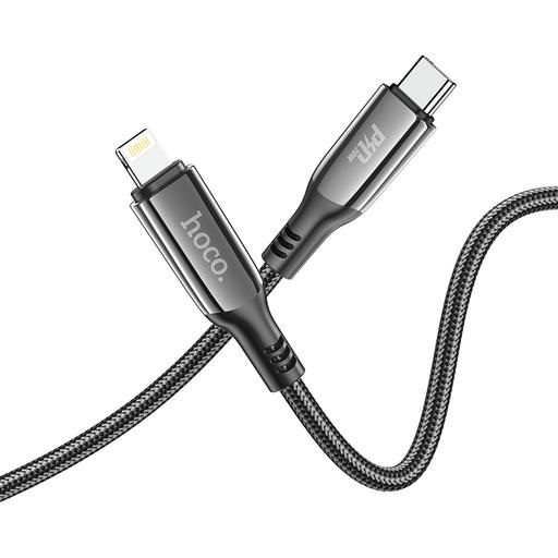 Hoco S51 lightning kábel, fekete