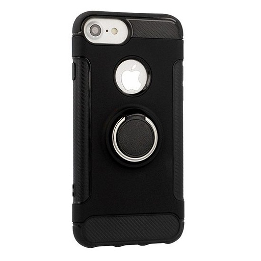 Apple iPhone 7 / iPhone 8 / iPhone SE 2020 / iPhone SE 2022 Vennus armor magnetic hátlap tok (Fekete)