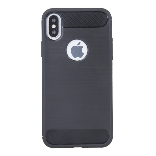 Apple iPhone 12 Mini forcell carbon hátlap tok (Fekete)