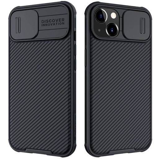 Apple iPhone 13 (6,1") Nillkin camshield hátlap tok, fekete