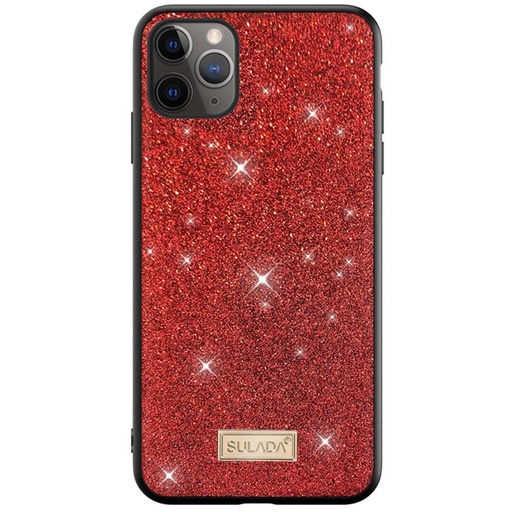 Apple iPhone 7/8/SE 2020/ SE 2022 SULADA dazzling glitter hátlap tok (Piros)