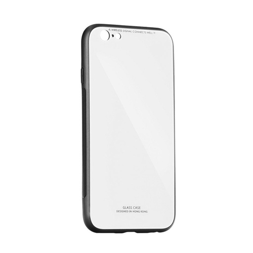 Samsung Galaxy A9 2018 üveg hátlap tok (Fehér)