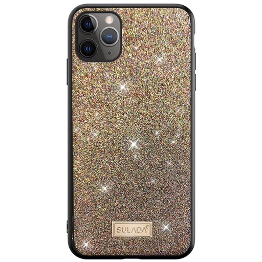 Apple iPhone 13 Pro Max SULADA dazzling glitter hátlap tok (Arany)