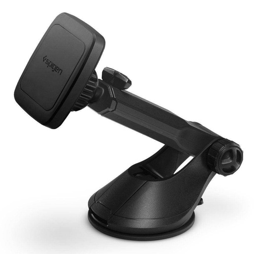 Spigen H35 autós tartó (tapadókorongos), mágneses autós telefontartó (műszerfalra), fekete