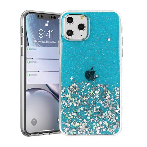 Samsung Galaxy A32 5G brilliant clear hátlap tok, (Kék)