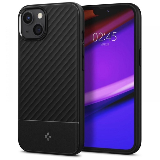 Apple iPhone 13 Spigen core armor prémium hátlap tok (Fekete)