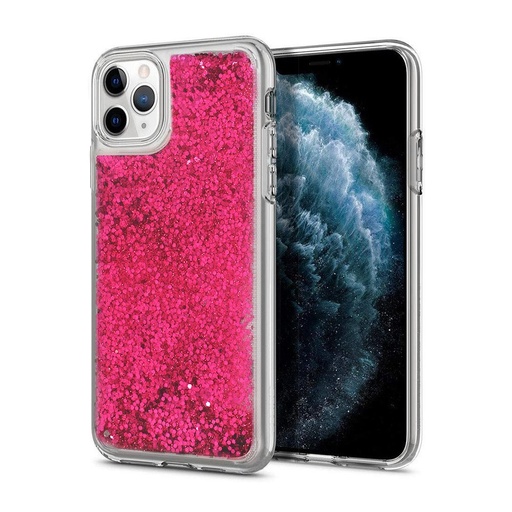 Samsung Galaxy A13 4G liquid glitter hátlap tok (Rózsaszín)