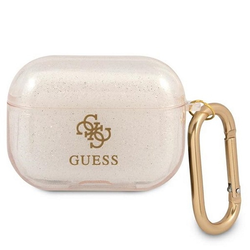 AirPods Pro Guess 4G TPU Glitter tok (Arany) - GUAPUCG4GD