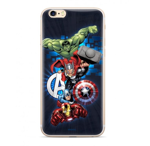 Apple iPhone 7 / iPhone 8 / iPhone SE 2020 / iPhone SE 2022 Marvel Avengers 001 silicone hátlap tok (Sötétkék)