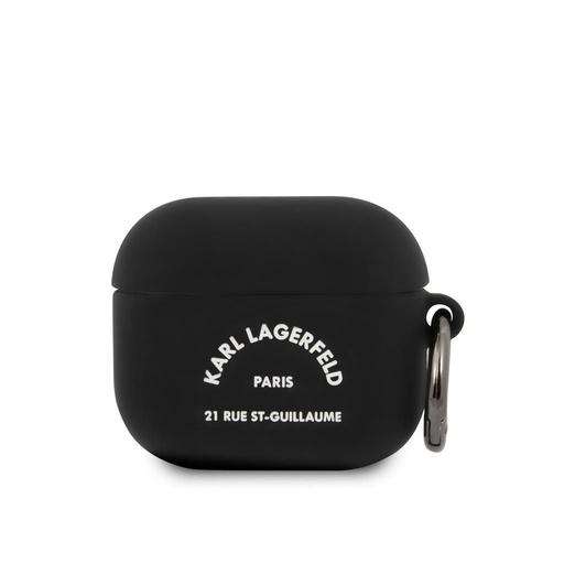 Apple AirPods 3 Karl Lagerfeld Rue St Guillaume tok (Fekete) – KLACA3SILRSGBK
