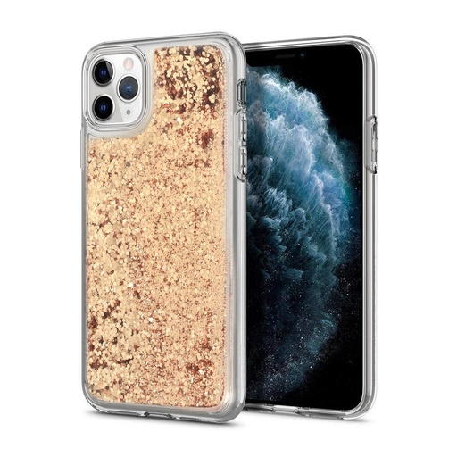 Samsung Galaxy A53 5G liquid glitter hátlap tok (Arany)