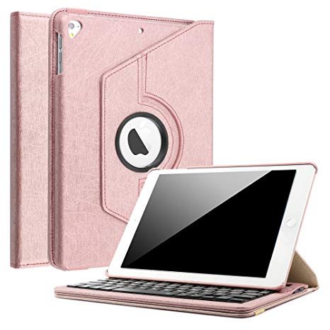 Apple iPad Air 2017/ 2018 forgatható tablet tok (Rosegold)