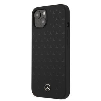 Apple iPhone 13 Mercedes liquid silicone hátlap tok (Fekete) - MEHCP13MSIPBK