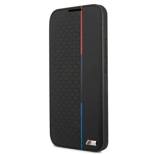 Samsung Galaxy S22 5G BMW PU könyvtok – Triangles Tricolor Line (Fekete) - BMBKS22STRTBK