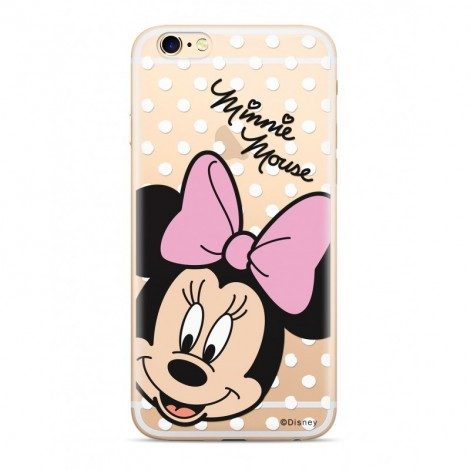 Apple iPhone 12 / iPhone 12 Pro Disney silicone Minnie 008 hátlap tok (Átlátszó)