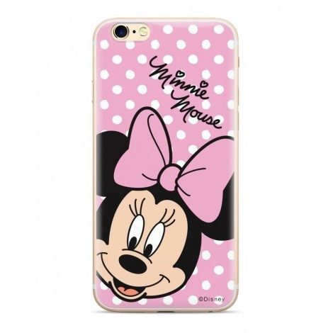 Samsung Galaxy A72 4G / Galaxy A72 5G Disney silicone Minnie 008 hátlap tok (Rózsaszín)