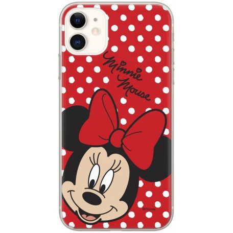 Samsung Galaxy S22 5G Disney silicone Minnie 008 hátlap tok (Piros)