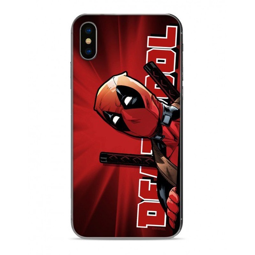 Samsung Galaxy S21 FE Deadpool 002 hátlap tok, (Piros)
