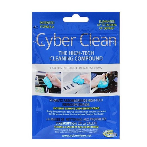 Cyber Clean 80g (simitózáras zacskóban) autó & otthon antibakteriális tisztító massza, kék