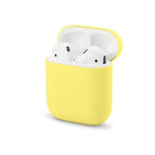 XO Lightning szilikon fülhallgató borítás AirPods-hoz (Sárga)
