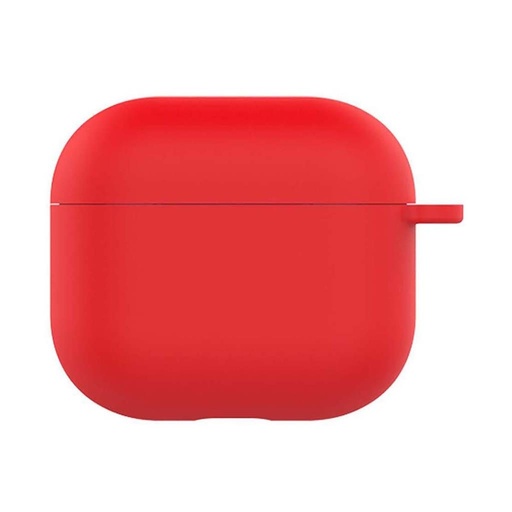 XO K15 fülhallgató tok AirPods 3-hoz akasztóval (Piros)