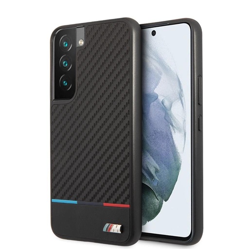 Samsung Galaxy S22 AMG bőr hátlap tok (Fekete) - AMHCS22SGSEBK