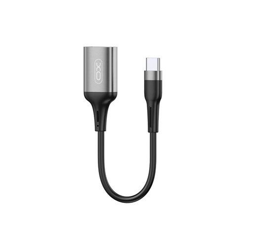 XO NB201 USB-C OTG adapter (Fekete) – USB 2.0, 480 Mbps adatátvitel