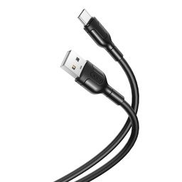 XO NB212 USB-C adatkábel (Fekete) – 2.1A
