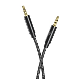 XO NB-R211C 3.5 mm–3.5 mm audio kábel (Fekete)