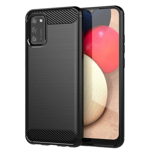 OPPO A16 / A16s forcell carbon hátlap tok, (Fekete)