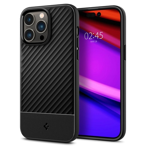 Apple iPhone 14 Spigen core armor prémium hátlap tok (Fekete)