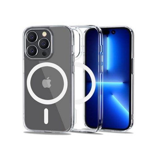 Apple iPhone 14 Pro Tech Protect Flexair hybrid magsafe hátlap tok (Átlátszó)