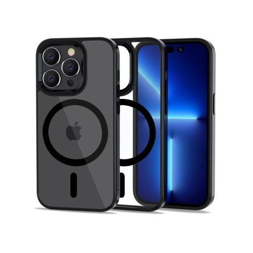 Apple iPhone 14 Pro Tech Protect Magmat magsafe hátlap tok (Fekete-matt)
