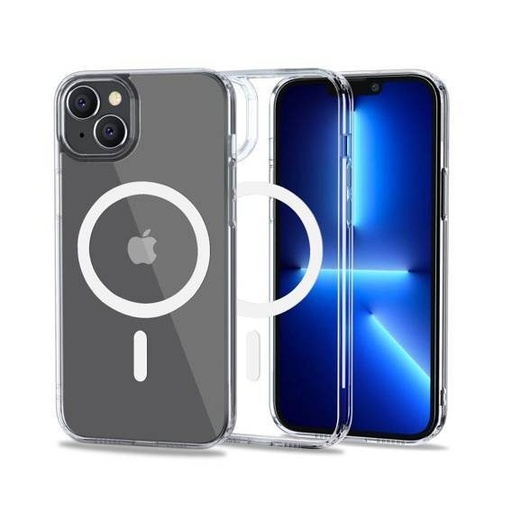 Apple iPhone 14 Plus Tech Protect Flexair hybrid magsafe hátlap tok (Átlátszó)