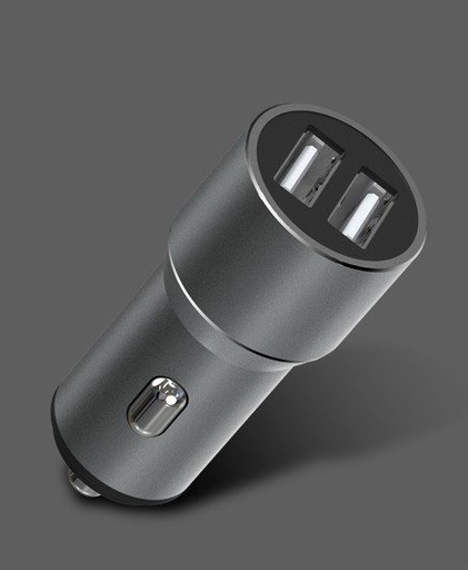 XO CC30 autós töltő (2xUSB port), szürke