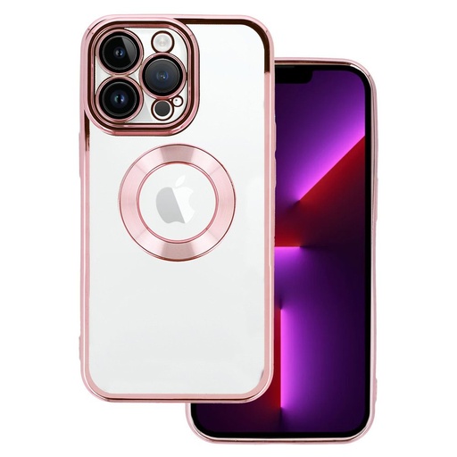 Apple iPhone 13 Pro Beauty átlátszó hátlap tok (Rózsaszín)
